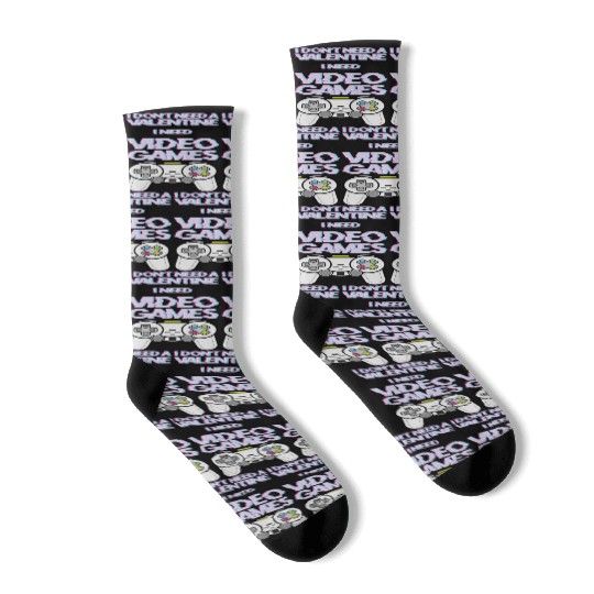 Valentine s Day Video Game Lover Socks