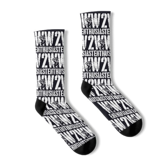 World War 2 WW2 Enthusiast Socks
