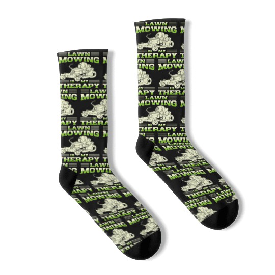 Lawn Mowing Lawn Mower Gardener Gardening Socks