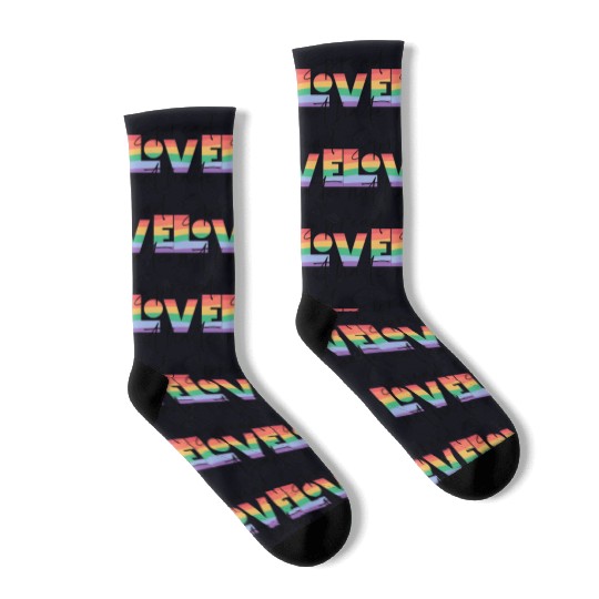 spread love not hate; gay pride; gay; pride month; Socks