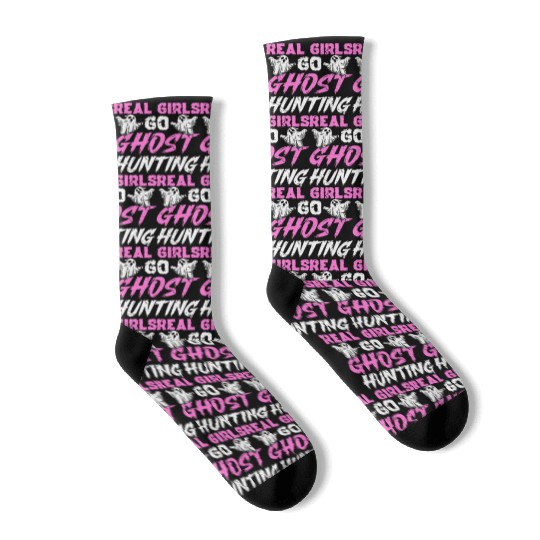 Paranormal Investigator Girls Ghost Hunting Socks