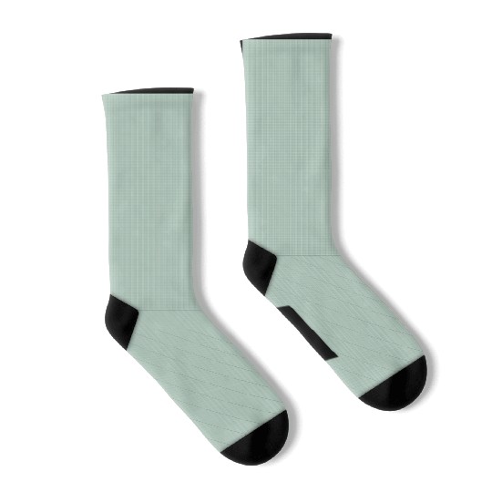 Teal Dots Pattern Socks