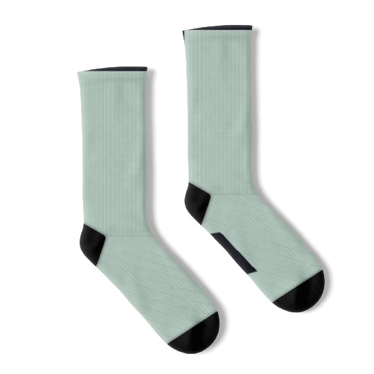 Teal Dots Pattern Socks