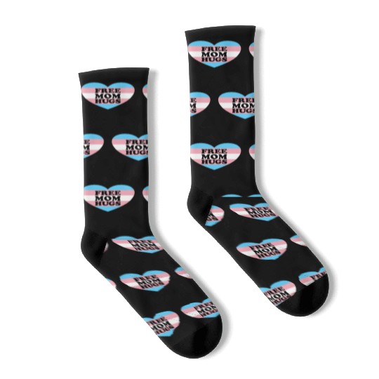 Free Mom Hugs Trans Flag LGBTQ Transgendertransgen Socks