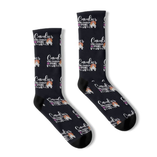 Cavalier King Charles Spaniel Mom Socks