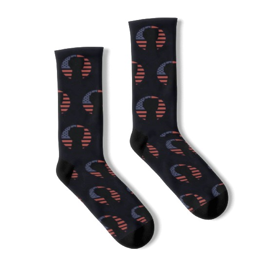 Black Power Stop Racism Socks