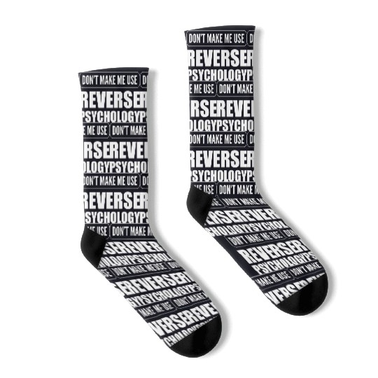 Reverse Psychology Psychologist Socks