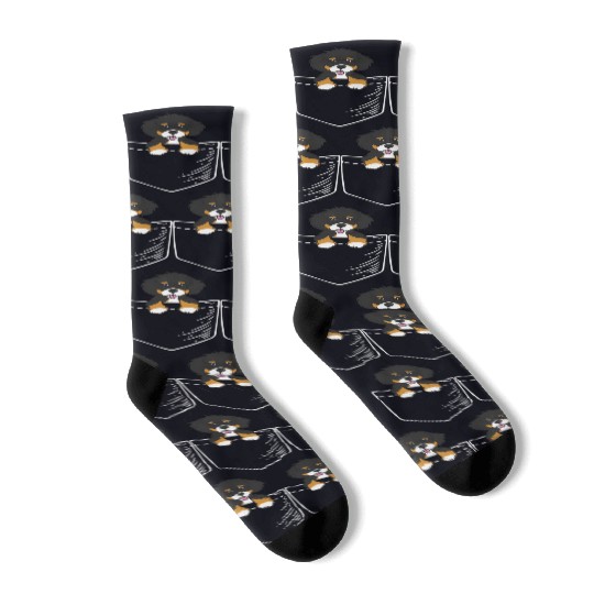 Bernedoodle Socks