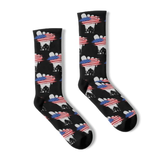 Bigfoot 4th July b Socks