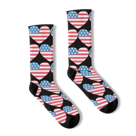 Heart America Socks