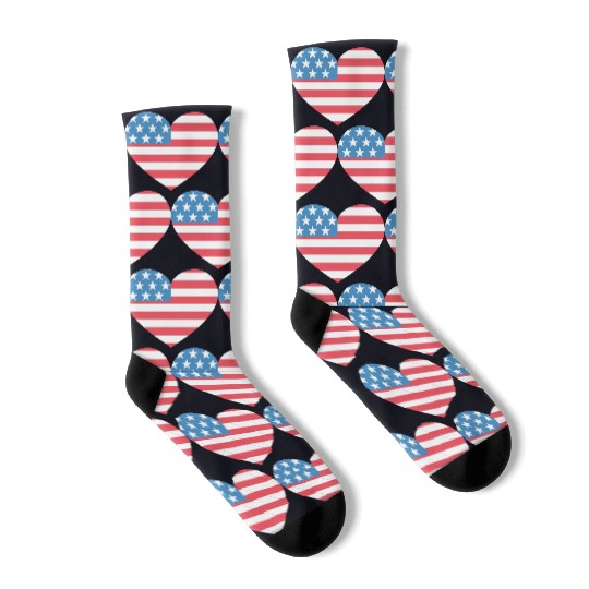Heart America Socks