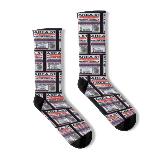Area 51 Reverse Engineering Pass Socks