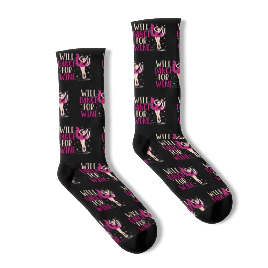Ballet Ballerina Dance Dancer Dancing Ballet Gift Socks