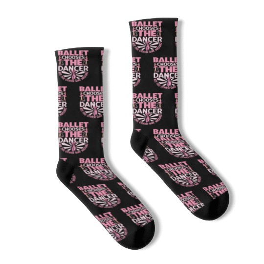 Ballet Ballerina Dance Dancer Dancing Ballet Gift Socks