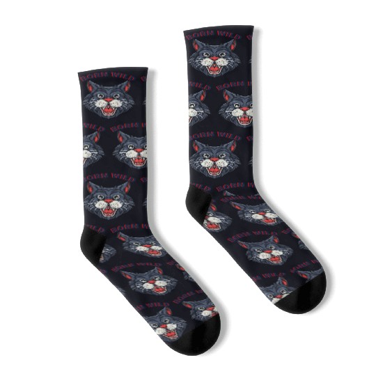 Born Wild Cat lovers Socks