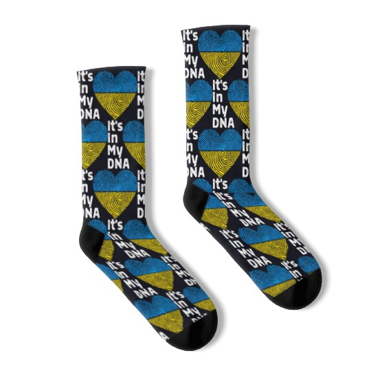 It'S In My Dna Ukraine I Stand With Ukraine Socks