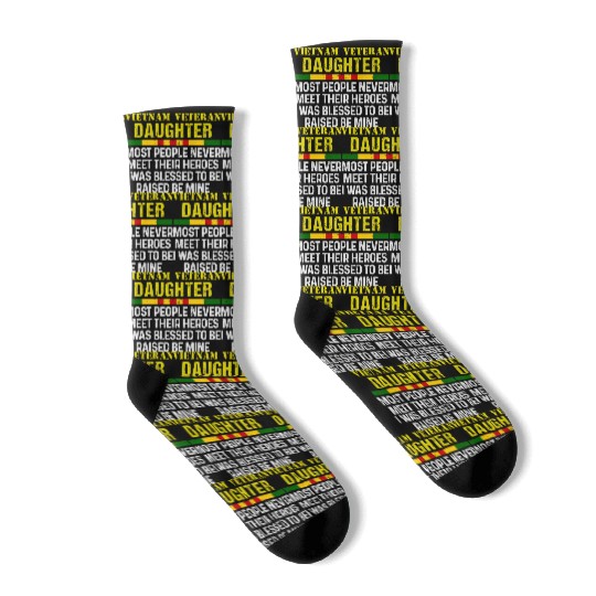 US Army Vietnam Veteran Daughter Socks