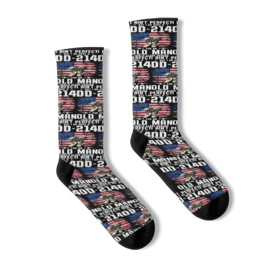 US Army DD-214 American Flag Socks