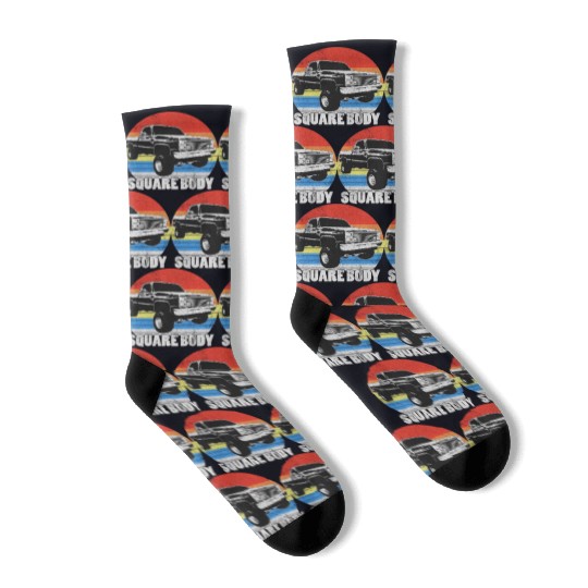 Lifted Square Body Truck Squarebody Socks