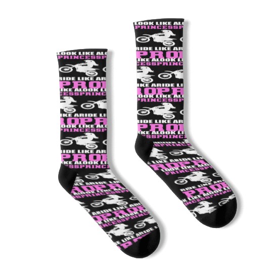 Ride Like Pro Quad Driver Or ATV Lover Gift Socks