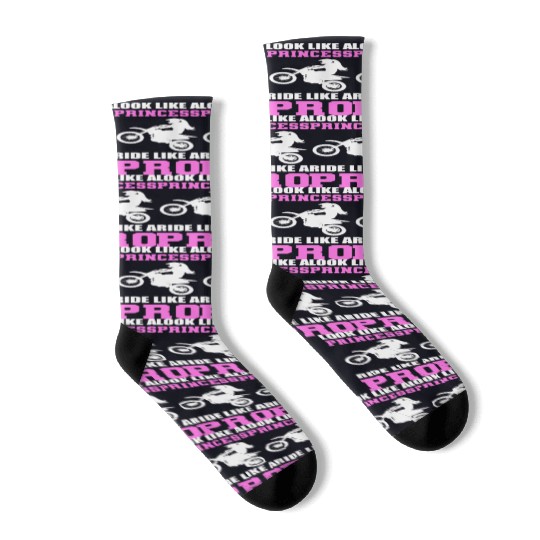 Ride Like Pro Quad Driver Or ATV Lover Gift Socks