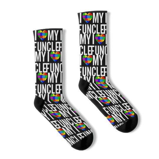 I Love My Funcle Socks