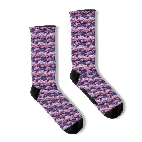 Anime Euphoria: Fantasy Cherry Blossom Dreamscape Socks