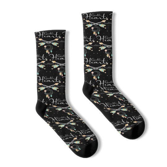Dream Catcher Native American Sleep Mandala Socks