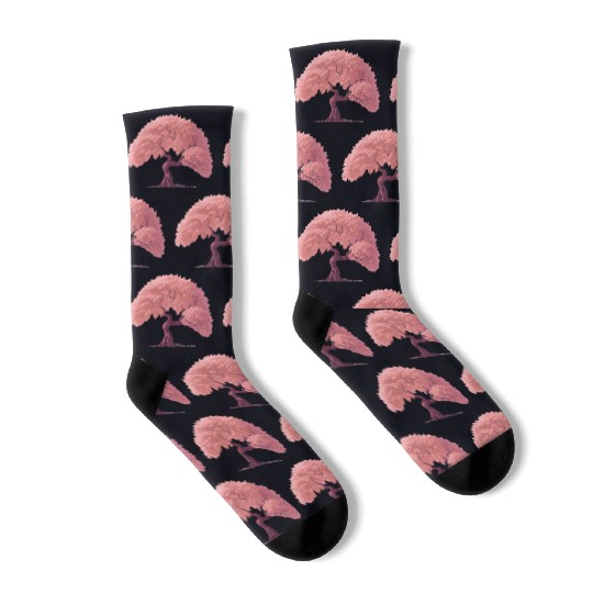 Sakura tree Socks
