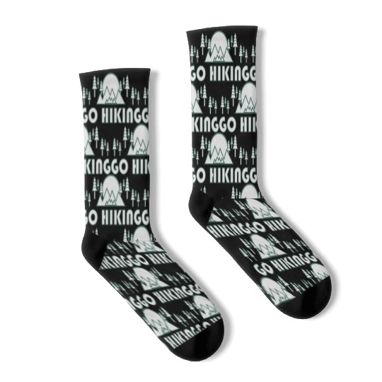 Take a Hike, Hiking Lover, Adventure, Nature. Socks