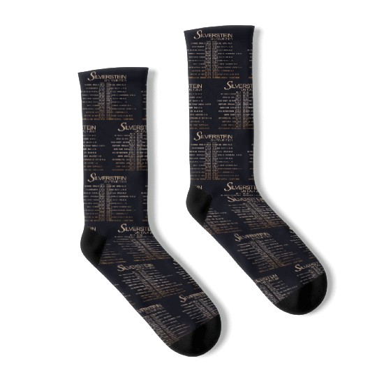 2 SILVERSTEIN ON TOUR 2021 Back Socks