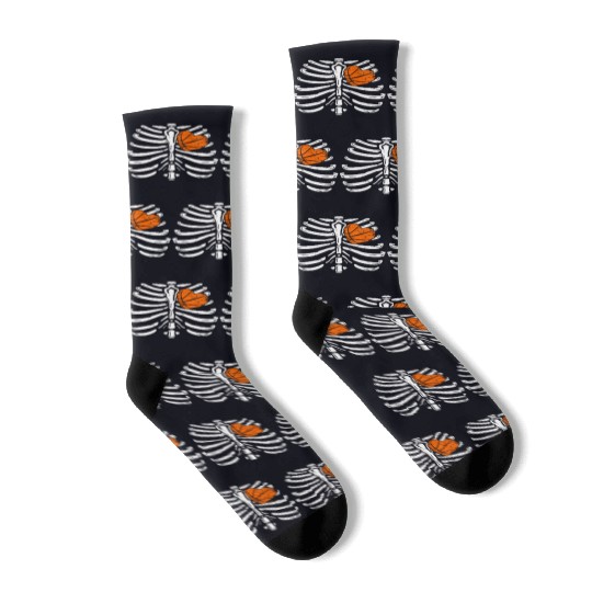 Basketball Halloween Trick Or Treat Spooky Baller Socks