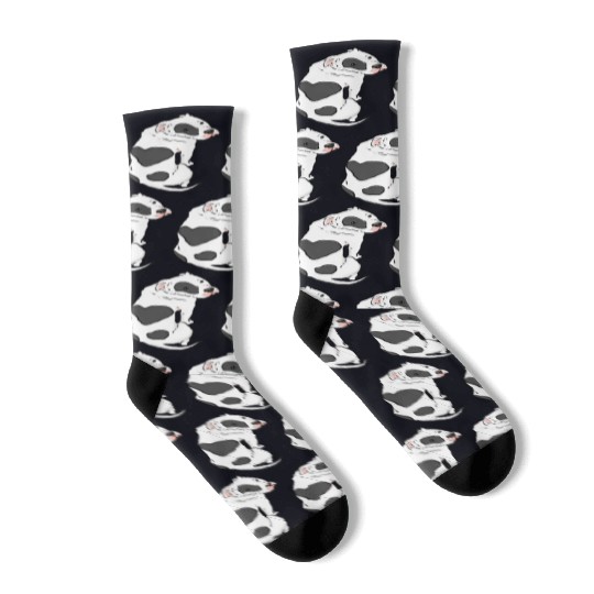 Pitbull With Heart Spot Pitbull Love Socks