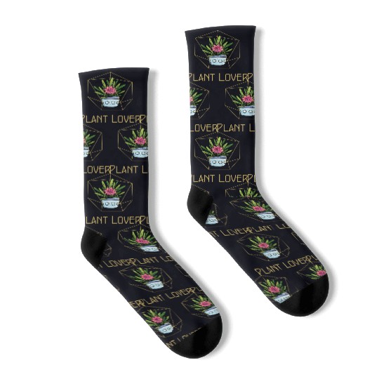 Plant Lover Fancy Houseplant Socks
