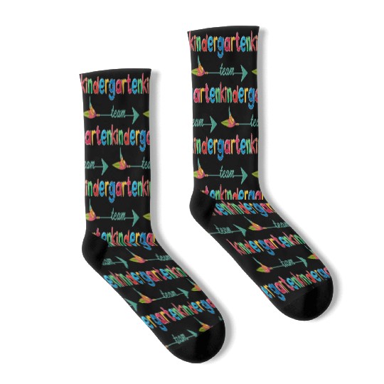 Kindergarten Teacher Team Socks