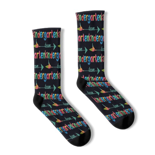 Kindergarten Teacher Team Socks