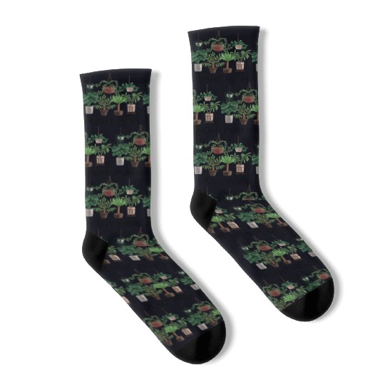 Plant Mom Potted Plant Lover Socks