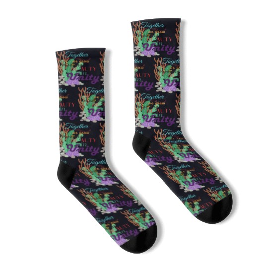 Unified Coral Canvas Socks