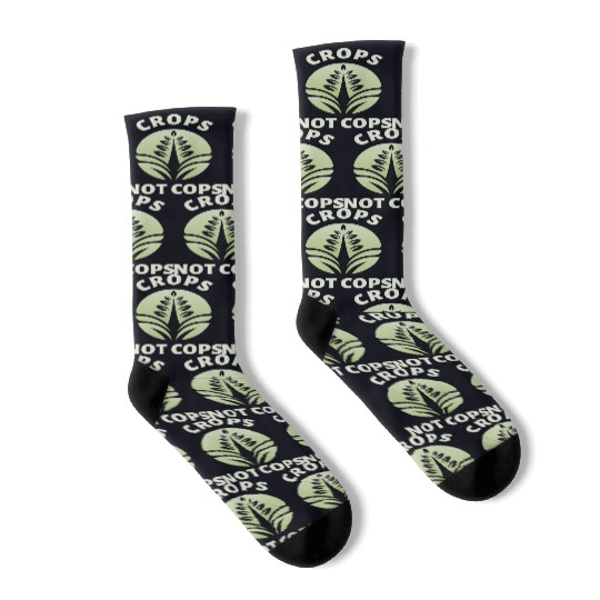 Crops Not Cops Abolish The Police Socks