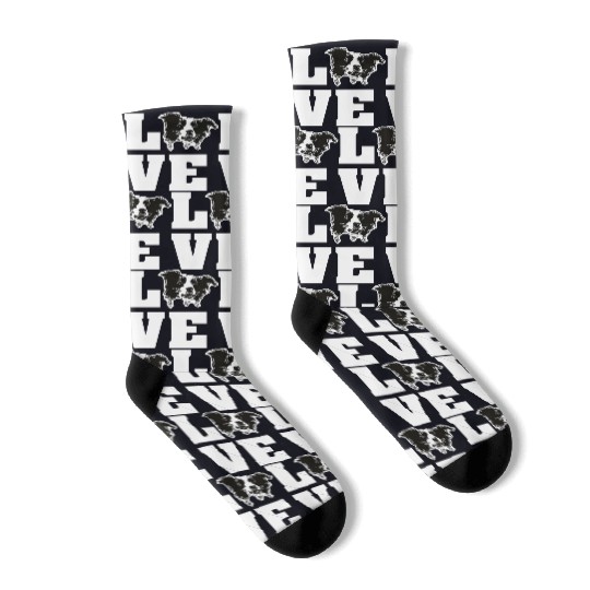 Border Collie Love Socks
