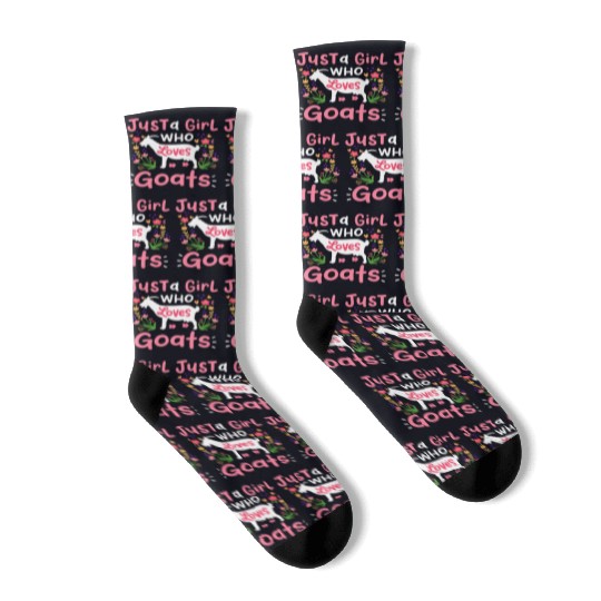 Goats Goat Rancher Farm Socks