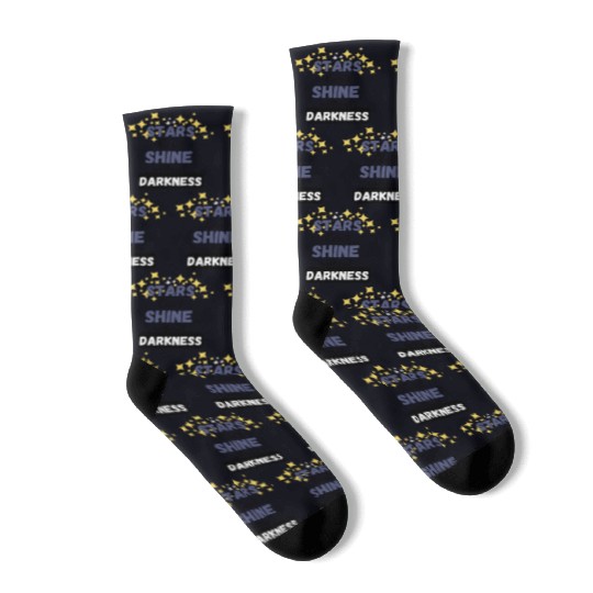 Stars can t shine without darkness 2 Socks