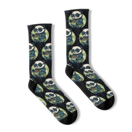 Panda Ramen Cute Kawaii Socks