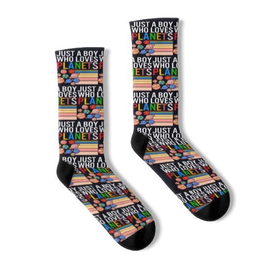 Solar System Socks, Just A Boy Who Loves Planets