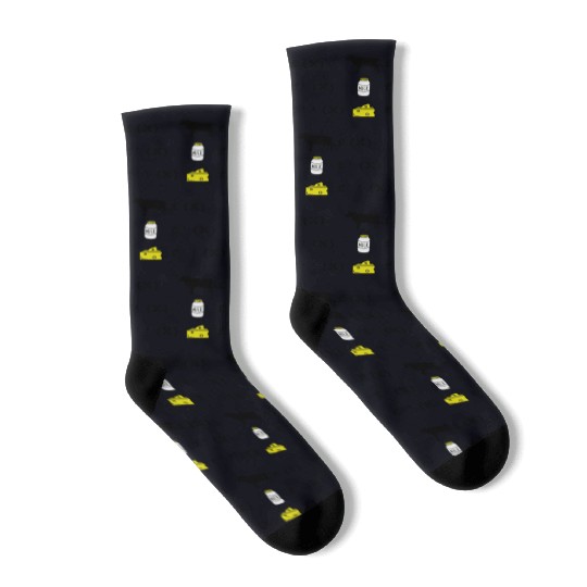 Funny Derivative Analysis Mathematics Math Teacher Socks