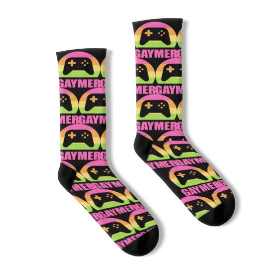 Gaymer Gamer And Nerd Gift Socks