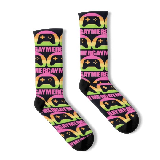 Gaymer Gamer And Nerd Gift Socks