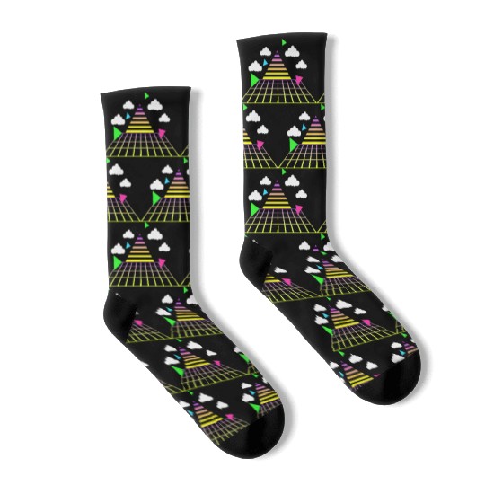 Game 8-bit pixel retro style 90s. Socks