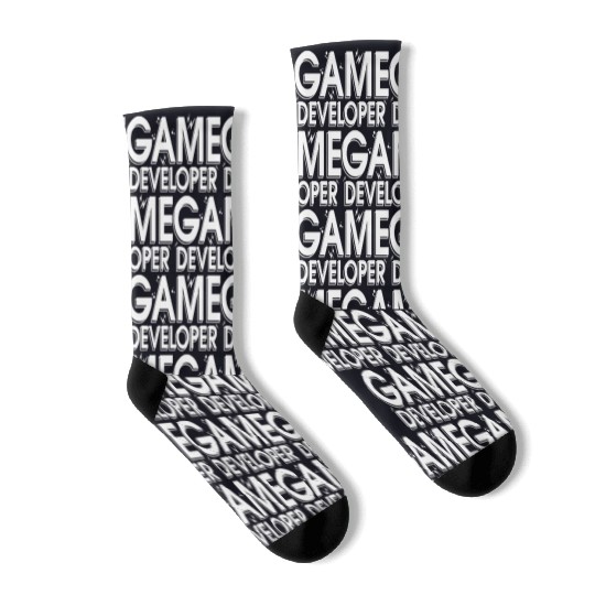 Game Dev Programmer Coder Game Tester Coding Gamer Socks