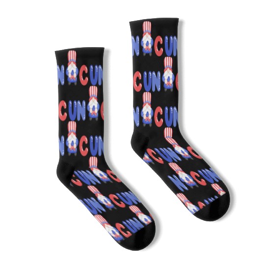 Cute NICU 4th of July Independence Day Design Socks